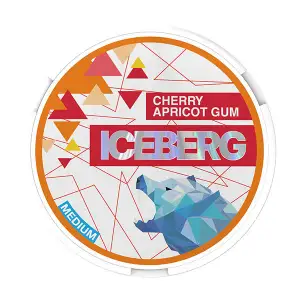 Cherry Apricot Gum Nicotine Pouches Light by Ice Berg 20mg/g